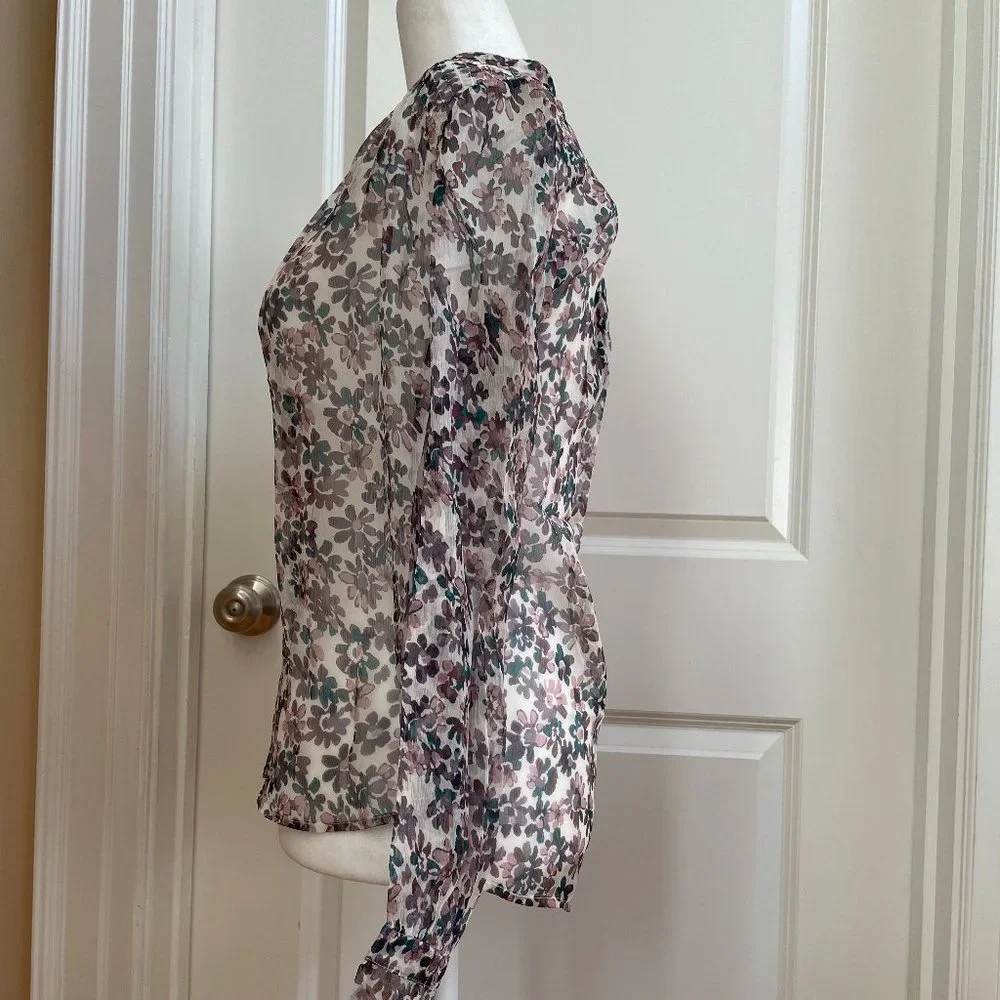 Susan Silk Long-Sleeve Floral Blouse from rag & bone - Picture 7 of 11